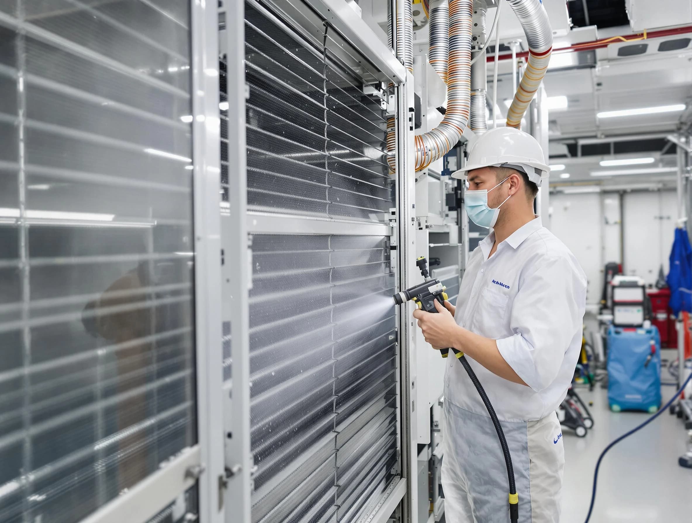 Professional AC coil cleaning by Lafayette Air Duct Cleaning in Lafayette