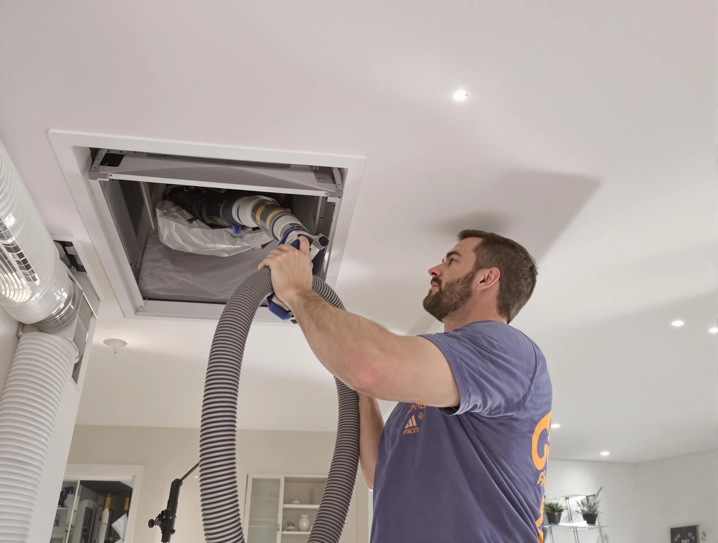 Precision indoor duct cleaning by Lafayette Air Duct Cleaning in Lafayette